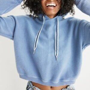 Aerie New Love Corded Hoodie XL Blue